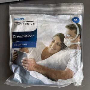 NEW Philipps DreamWear Full-Face Mask with Headgear Medium 1133376 SEALED